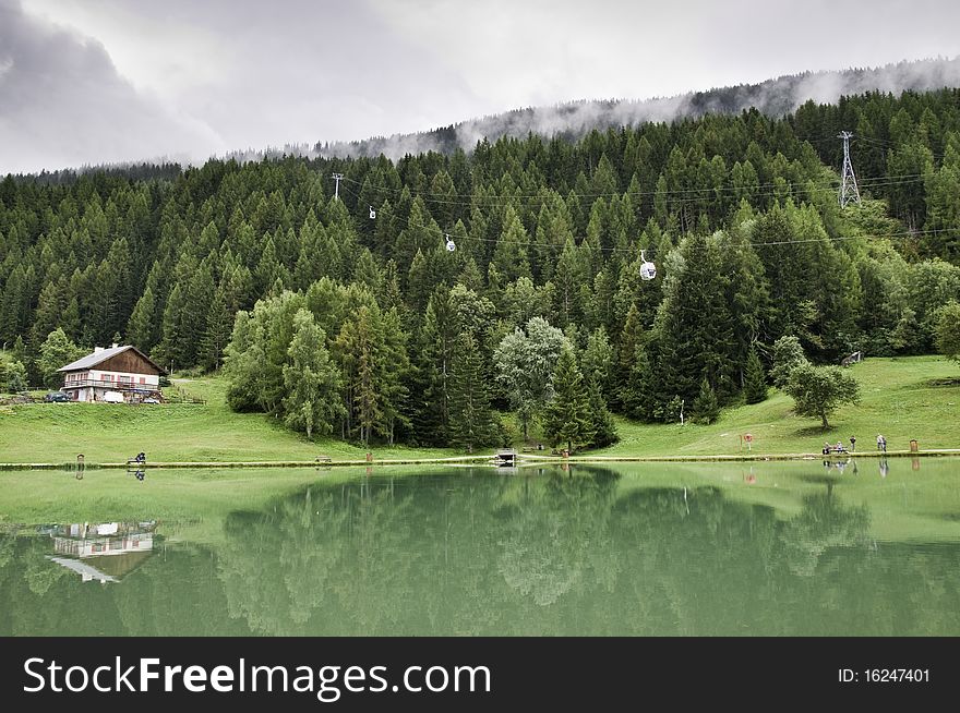 The village of Le Praz, close to the Vanoise NP