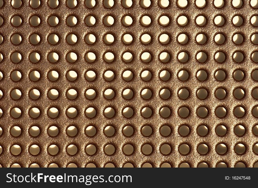 An Abstract and Texture of Perforated Metal Background
