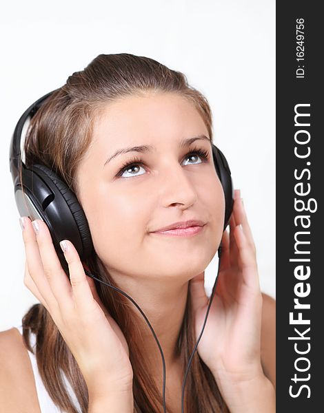 Girl Listening Music