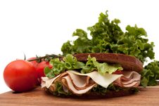 Turkey Sandwich On Rye Bread Stock Image Turkey Sandwich On Rye Bread Stock Image