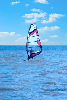 Windsurfing Royalty Free Stock Photo