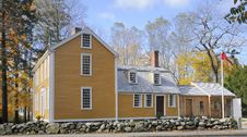 Historic House In Massachusetts Stock Images