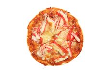 Crab Meat Pizza Stock Photo Crab Meat Pizza Stock Photo