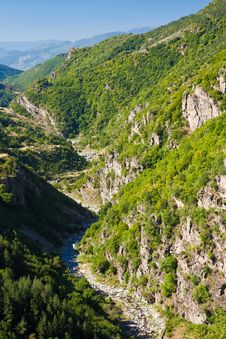 Rhodope River Valley Royalty Free Stock Photos Rhodope River Valley Royalty Free Stock Photos