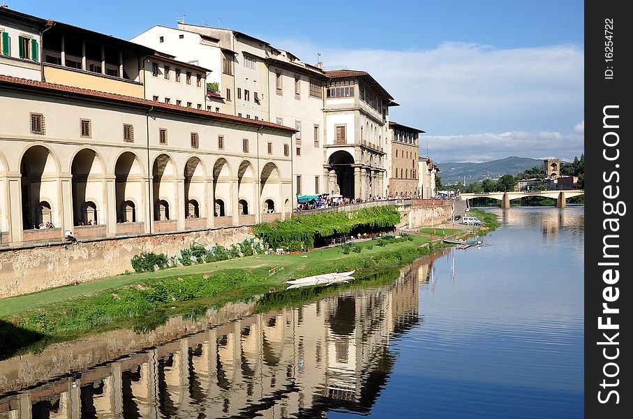 Arno River Reflections, Florence