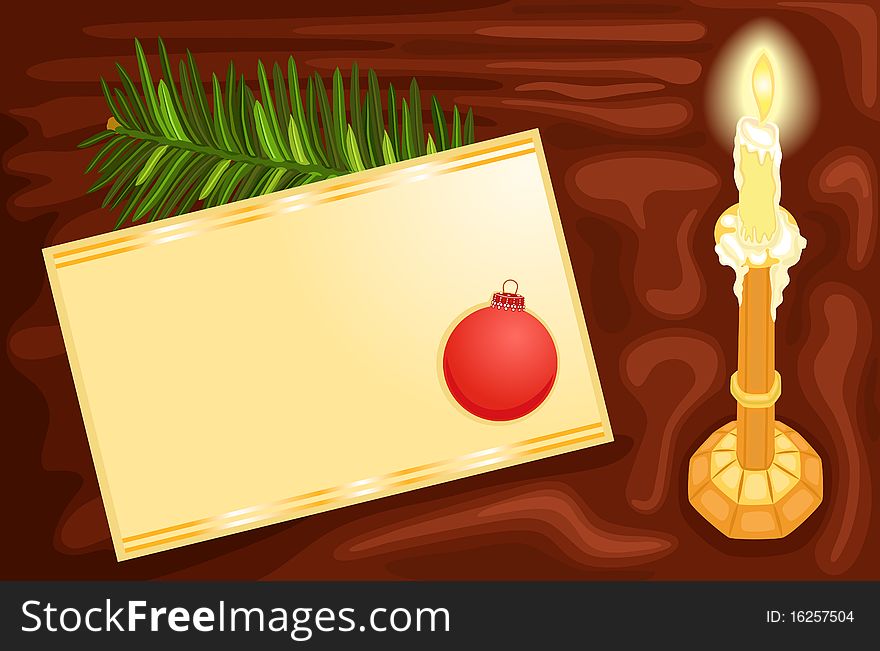 Writing a Christmas card at the light of a candle. Old style. Vector illustration saved as EPS AI 8 is now pending Dreamstime inspection. Writing a Christmas card at the light of a candle. Old style. Vector illustration saved as EPS AI 8 is now pending Dreamstime inspection.