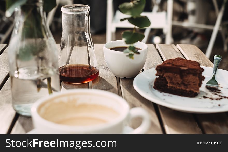 Coffee And Chocolate Cake