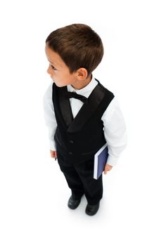 Boy Holding Pen And Book Royalty Free Stock Photo Boy Holding Pen And Book Royalty Free Stock Photo