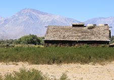 Abandoned Barn And Mount Tom Royalty Free Stock Photography Abandoned Barn And Mount Tom Royalty Free Stock Photography