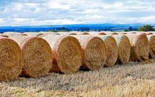 Straw Bales Royalty Free Stock Photography Straw Bales Royalty Free Stock Photography