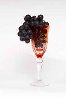 Grapes In A Glass Stock Photos Grapes In A Glass Stock Photos