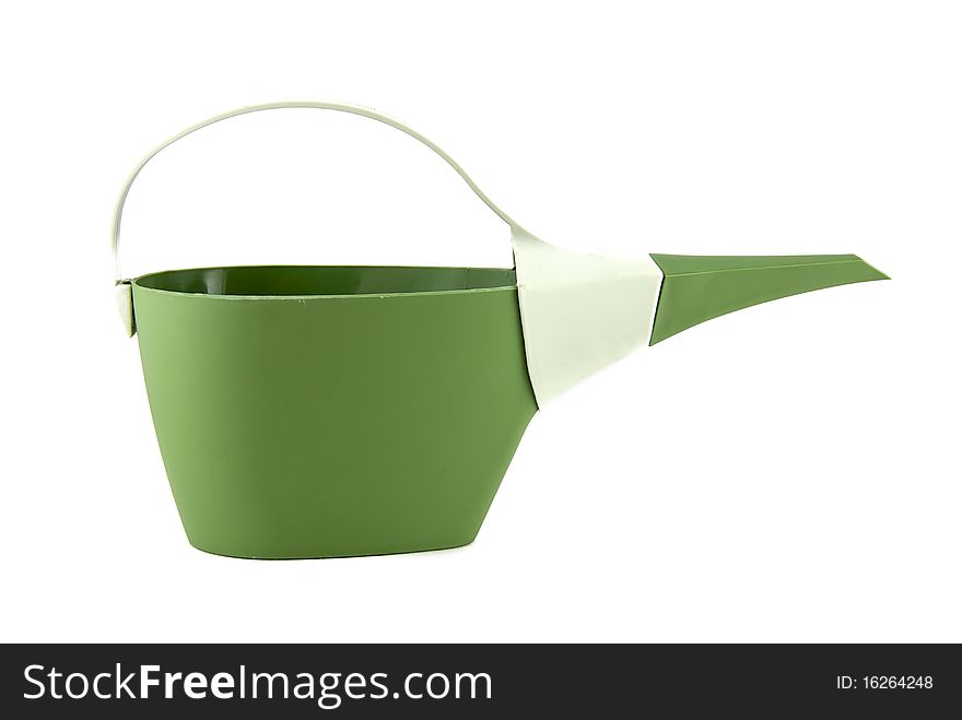 Green Watering Can - Isolated