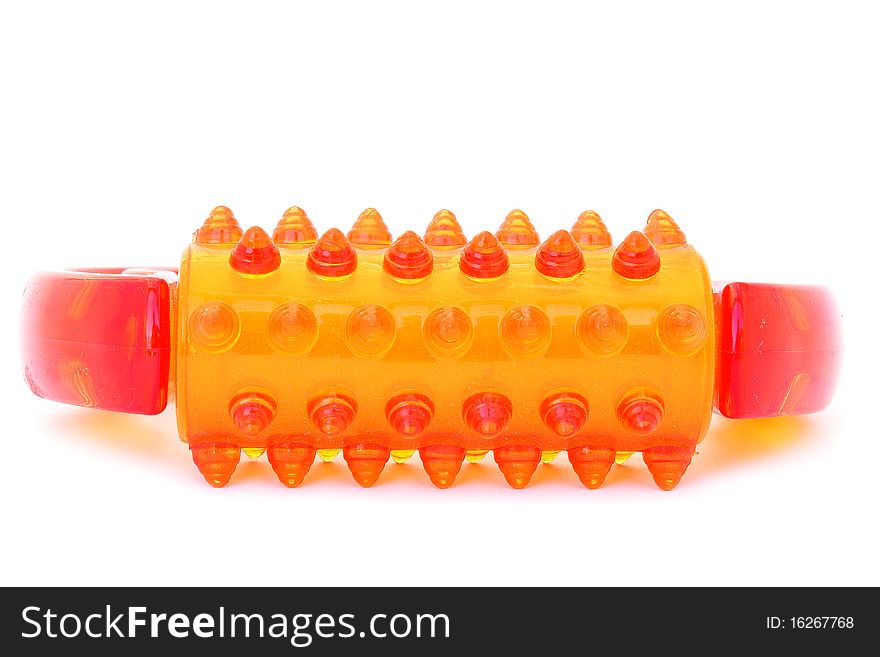 Plastic Massager isolated on a white background