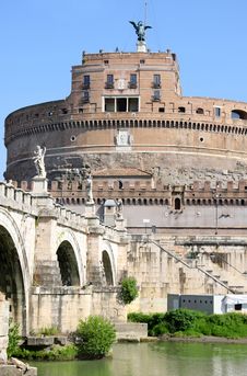 Castel Sant  Angelo In Rome, Italy Stock Photo