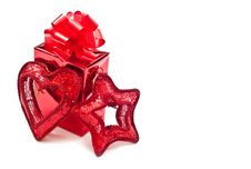 Red Gift Boxes Royalty Free Stock Images Red Gift Boxes Royalty Free Stock Images