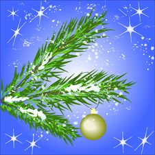 Christmas Tree. Vector Royalty Free Stock Images Christmas Tree. Vector Royalty Free Stock Images