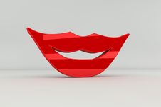 Red Lips Royalty Free Stock Photo