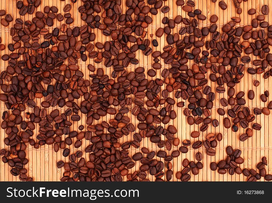 Series.Nature coffee-beens background