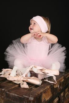 Baby Ballerina Royalty Free Stock Image