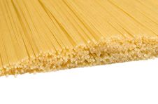 Bunch Of Spaghetti Isolated Over White Royalty Free Stock Images
