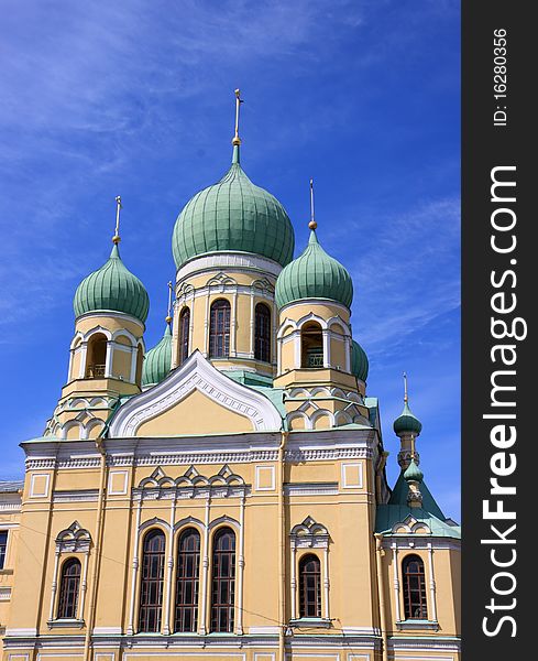 Church domesl. Saint-Petersburg, Russia. Church domesl. Saint-Petersburg, Russia