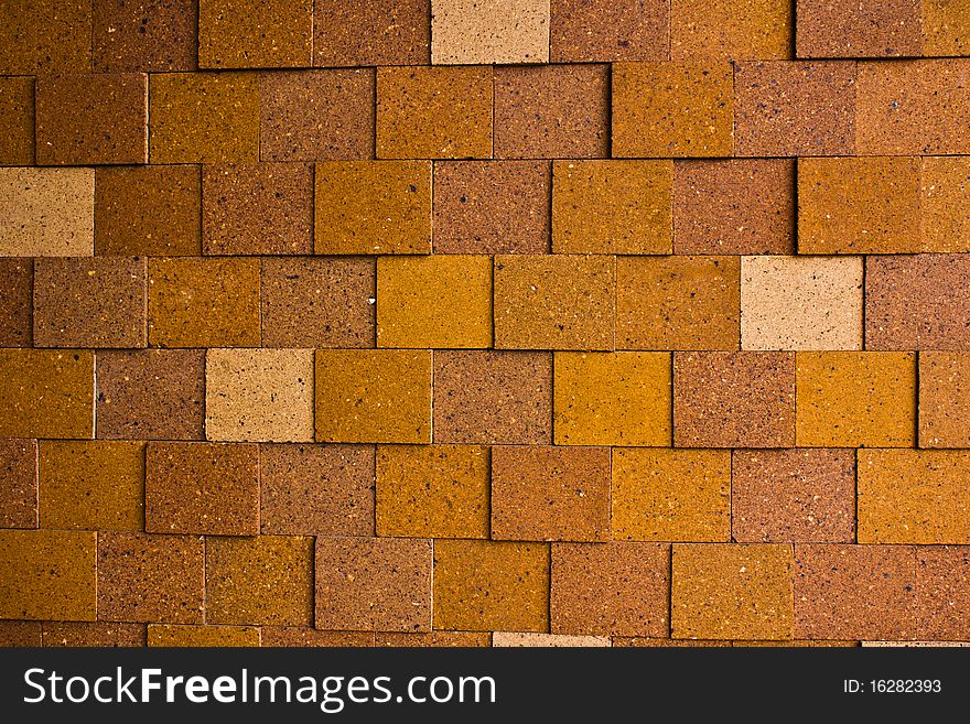 Image brick wall at one location. Image brick wall at one location