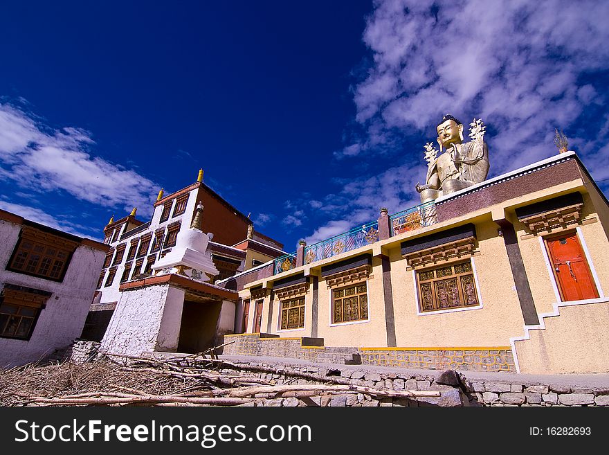 Tibet temple door