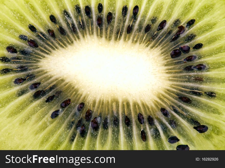 Healthy kiwi closeup, background image