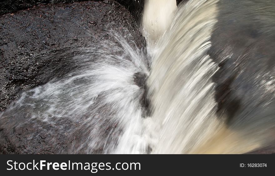 Water fall the Power of nature