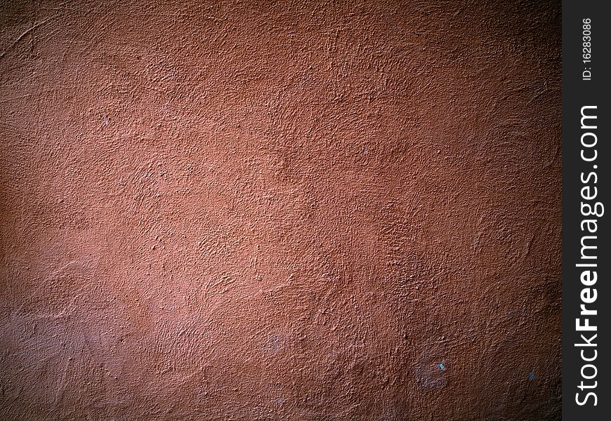 Texture of old grunge red color wall