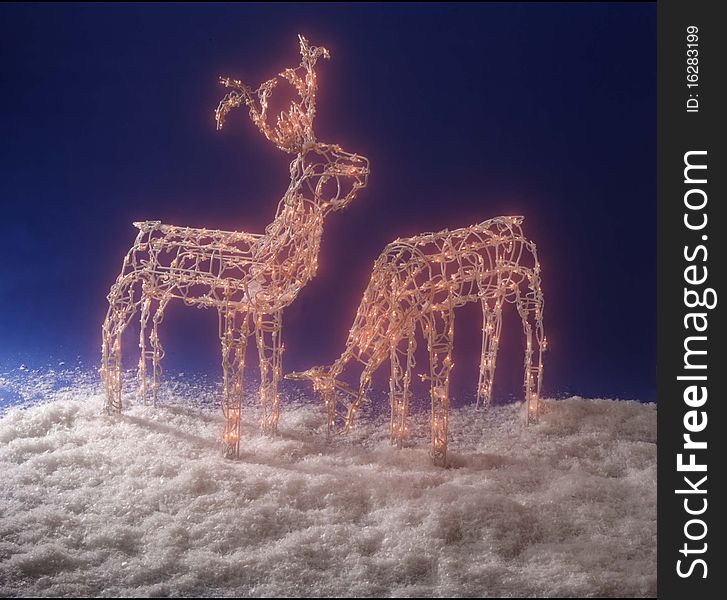 Lighted Reindeer