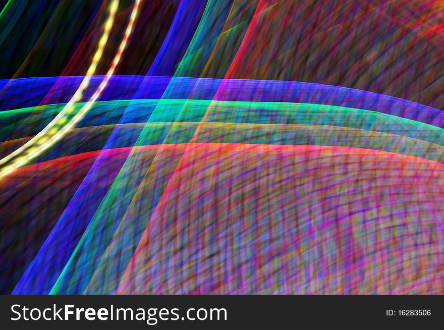 Colorful lights in movement, abstract background. Colorful lights in movement, abstract background