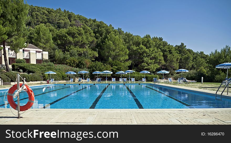 Swimming-pool Near The Beach