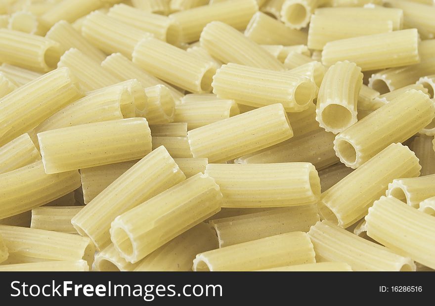 Close-up view of Italian pasta