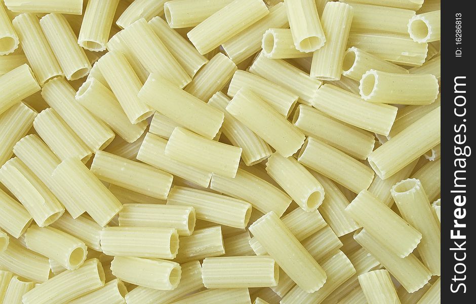 Pasta texture. Close-up top view