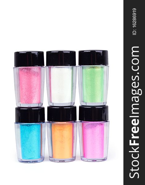 Tubes with professional colour pigment, closed-up. Tubes with professional colour pigment, closed-up