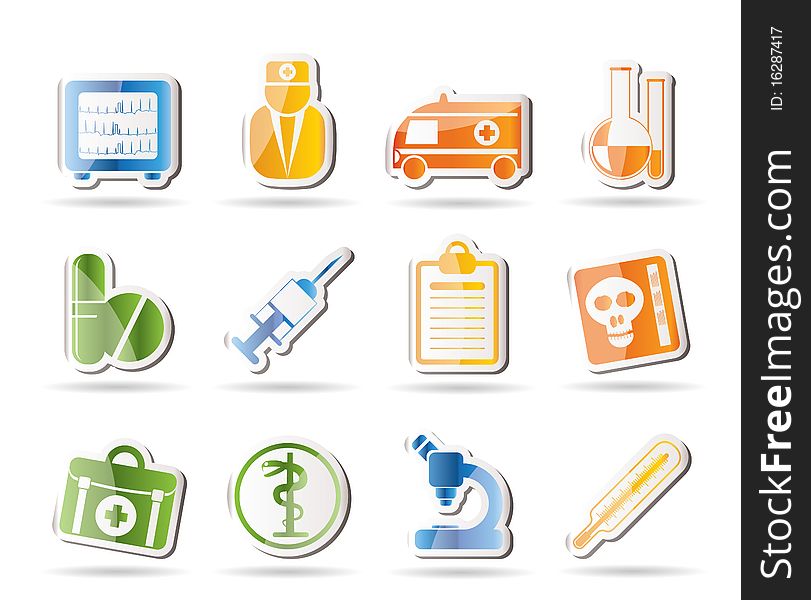 Medical And Healthcare Icons