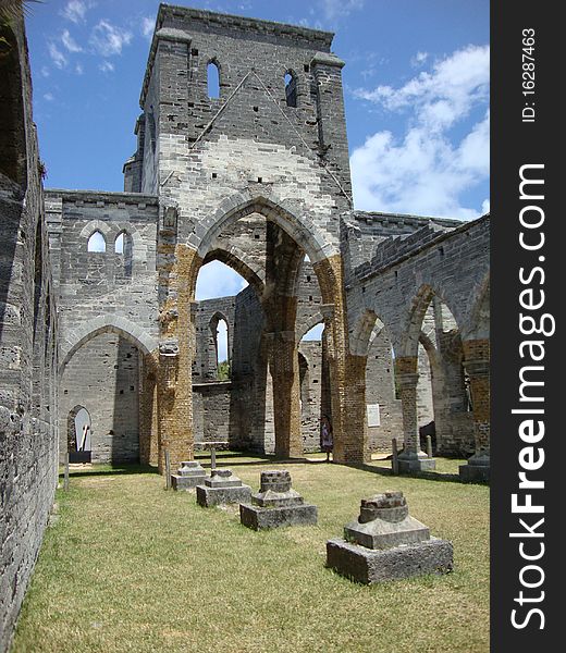 The Unfinished Church is a landmark in Bermuda.
