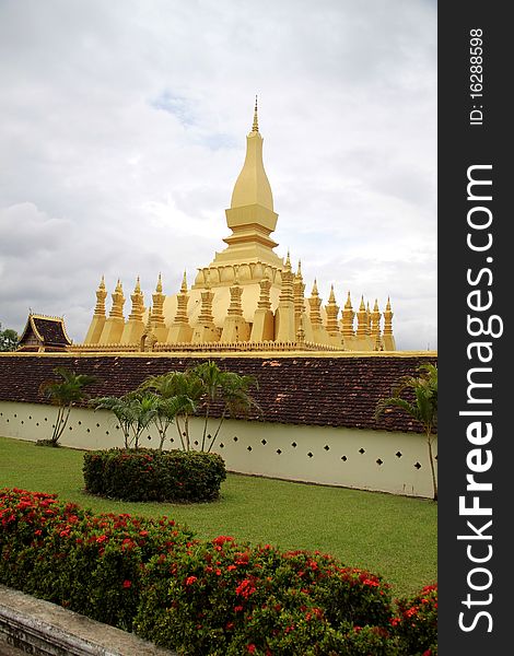 The most important religious sites of Vientiane, Laos. The most important religious sites of Vientiane, Laos