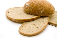 Wheat Bread Cut Royalty Free Stock Photography