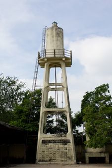 Old Abandoned Industrial Water Tower Stock Images Old Abandoned Industrial Water Tower Stock Images