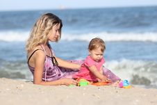 Mom With A Child Playing Stock Photos Mom With A Child Playing Stock Photos