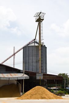 Grain Silos In Thailand Stock Photography Grain Silos In Thailand Stock Photography
