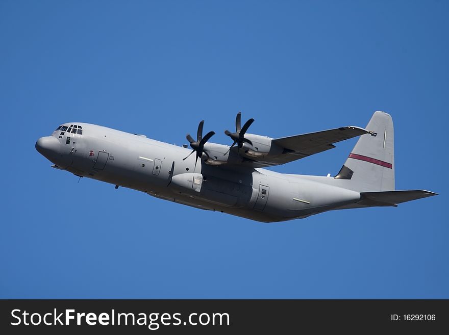 U.S. Air Force C-130J Lockheed Super Hercules at the air show at Ysterplaat Air Force Base, Cape Town, South Africa, 24 September 2010