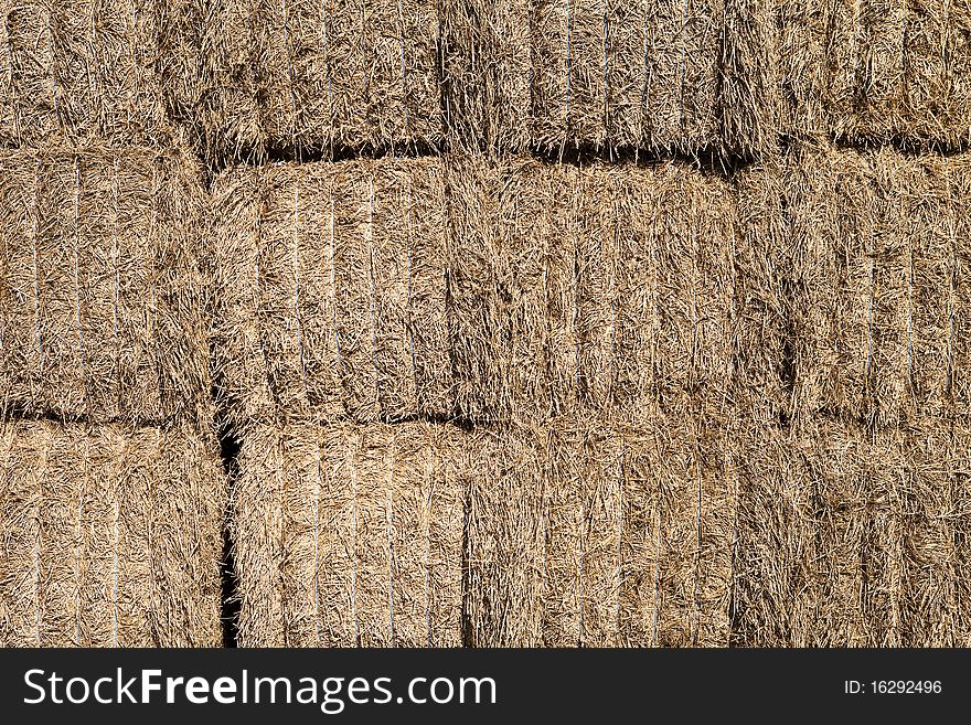 Bale of Haystack full frame