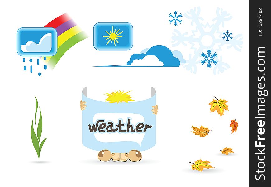 Illustration Of Weather Icons