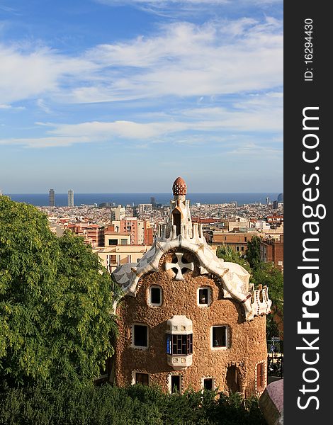 Guell park gingerbread  house