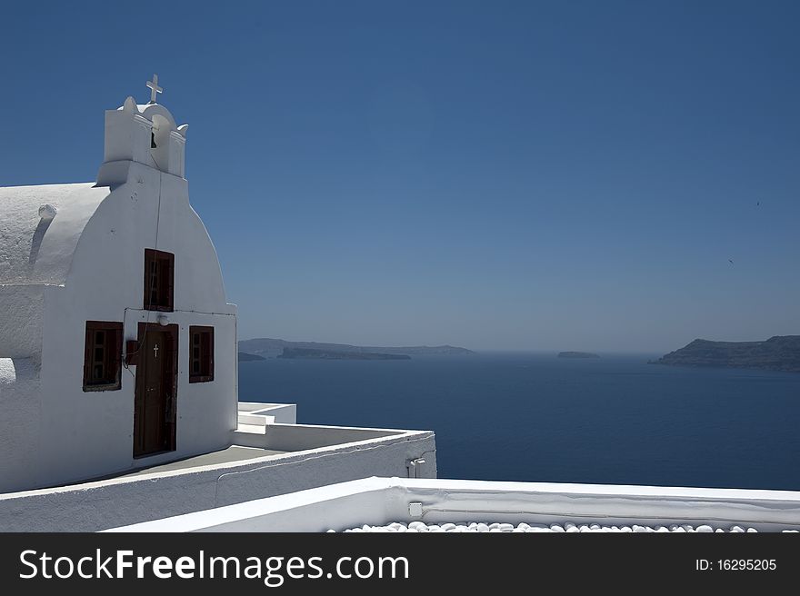 Church bells on Santorini island, Greece