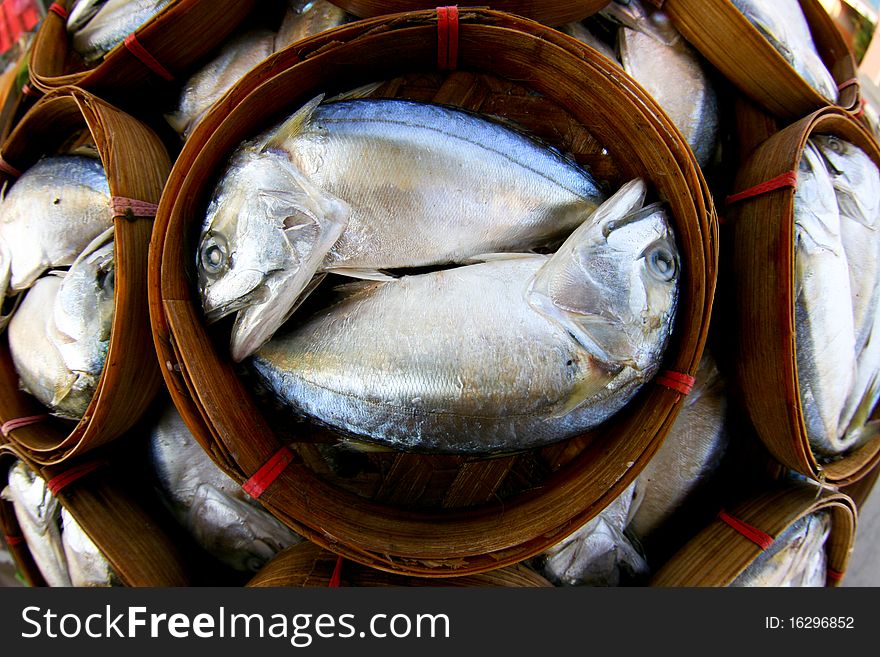 Fresh tuna in market, thailand