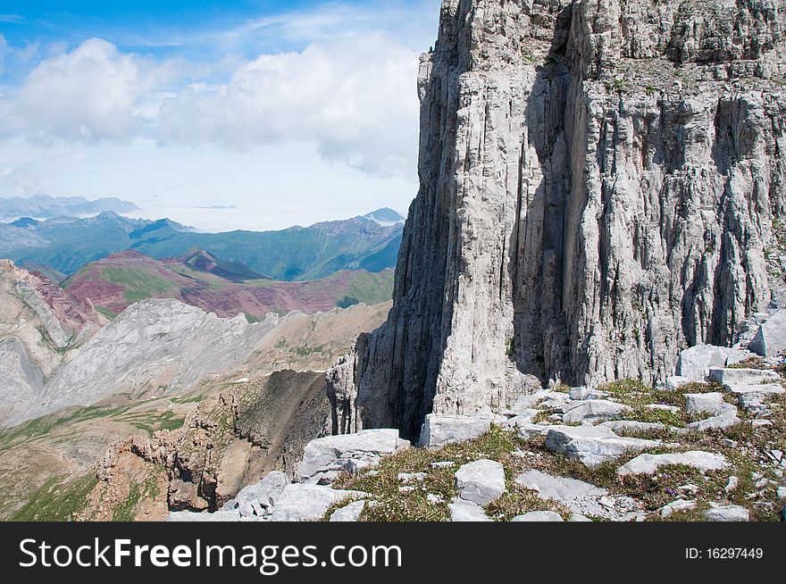 Bisaurin rock at Spanish Pyrenees